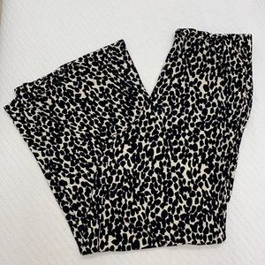 Wide leg high waisted pants